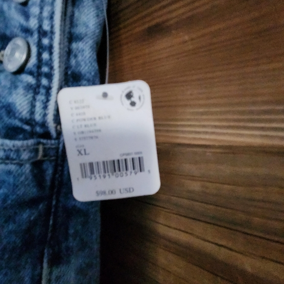 NWT We The Free Ziggy Denim Overalls Shop All We The Free Size XL - Picture 6 of 8